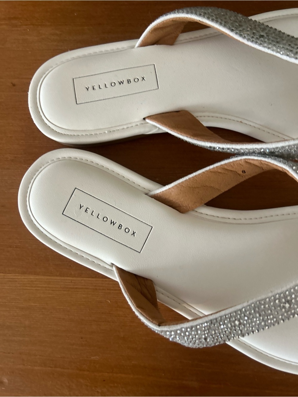 Yellow Box Della Rhinestone Size 8 Sandals - Picture 4 of 7